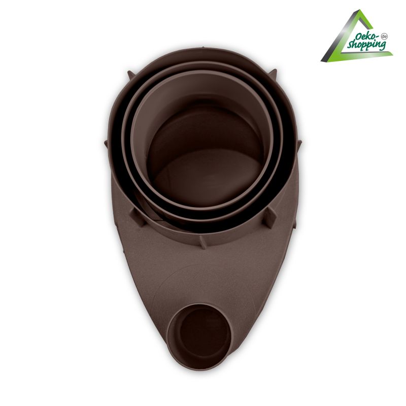 Fallrohrfilter T33 kupfer-braun Fallrohrfilter T33 kupfer-braun, Regenfilter, REGENSAMMLER REGENWASSER SAMMLER FÜLLAUTOMAT FALLROHRFILTER REGEN, Laubabscheider