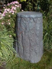 Regentonne Baum baumrinden-grau