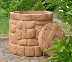 Regentonne M�rchenbrunnen sand-stein