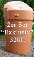 Amphore Maja 500l terra-kotta