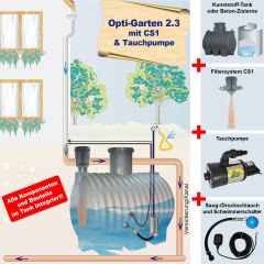 Regenwassernutzung Komplettanlage OEKO Garten 2.3