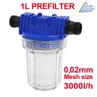 Cartridge filter 1 liter of water prefilter, particle filter, sand filter, attachment filter
