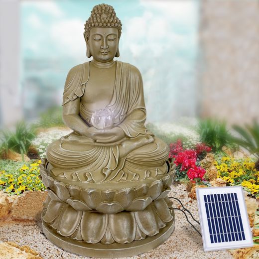 BUDDHA-ETERNITY mit Li-Ion-Akku & LED-Licht 