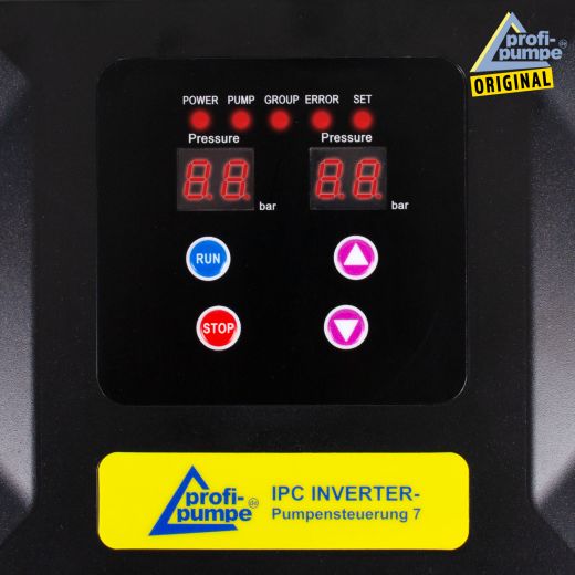 IPC INVERTER-Pumpensteuerung 7 - 2,2KW 3*400V/3*400V, verkabelt - Display