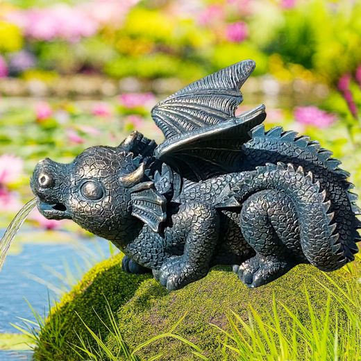 230V - Gartenbrunnen & Wasserspiel ZAUBER-DRACHE
