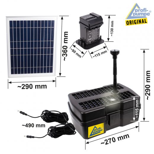 Teichpumpen-Set Solar_Aqua-Vital_12-UV-C