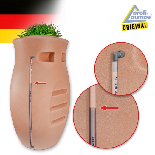 Amphora Maja 300l terra-cotta. Rain barrel, rain barrel, water barrel, rainwater barrel, GARDEN barrel, antique looking barrel, amphora