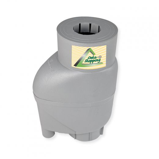 Fallrohrfilter T33 zink-grau, Regenfilter, REGENSAMMLER REGENWASSER SAMMLER FÜLLAUTOMAT FALLROHRFILTER REGEN, Laubabscheider