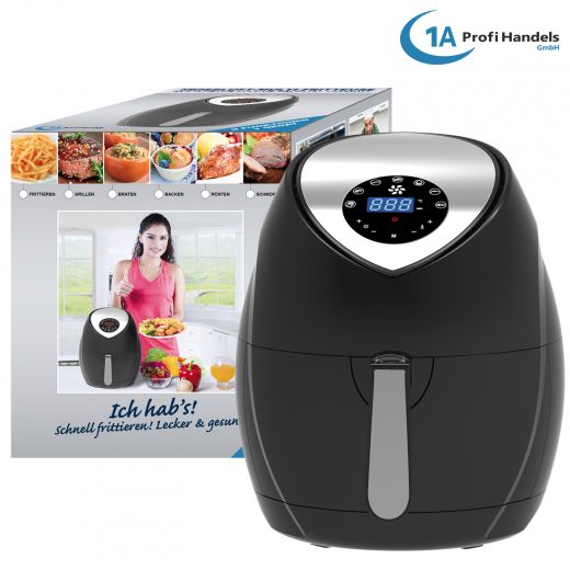 HEISSLUFTOFEN HEISSLUFTGARER AIRFRYER, Küchengerät Heissluft Grill, Heißluftofen, fettfrei frittieren, fettarm frittieren, ölfrei frittieren, grillen, backen