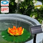 Solar-Teichpumpen-Set "Lotus-Blume" - Orange