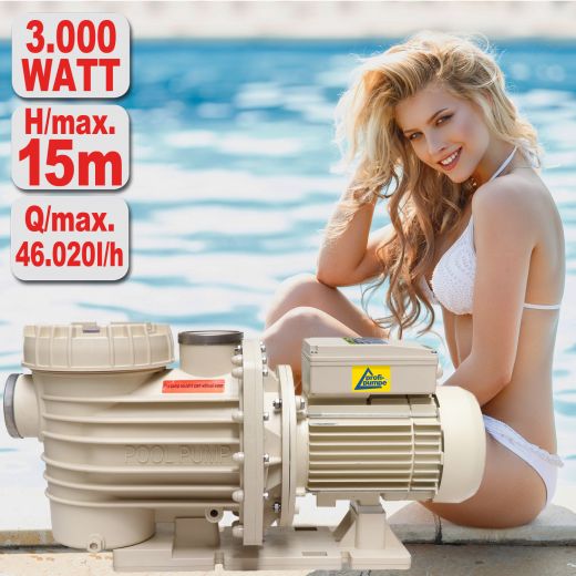 Schwimmbadpumpe POOL-STAR 3000W-380V-1