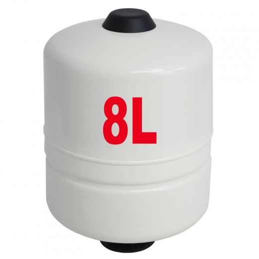 Ausdehnungsgefäß Druckkessel 8L, Polypropylen-Inliner