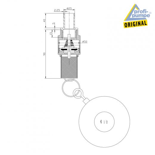 A8494 Ansaugset 2 Abmessung