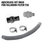 Anschluss-Set DN50 für Fallrohrfilter T50 grau