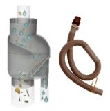 Befüll- und Entnahme-Set-grau / braun