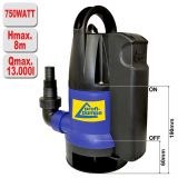 Schmutzwasser-Tauchpumpe DIRT-STAR-EXTRA-SS 750 integr. Schwimmerschalter, 10 m Kabel