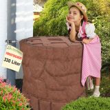 Regentonne MÄRCHENBRUNNEN steinbraun 330l Regentonne MÄRCHENBRUNNEN steinbraun 330l