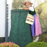 Regentonne Baum natur-grün Regentonne Baum natur-grün