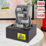 230V - Zimmerbrunnen KASKADEN-SPIEL mit LED-Licht 230V - Zimmerbrunnen KASKADEN-SPIEL mit LED-Licht