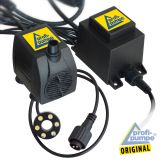 Tauchpumpe für Springbrunnen und Teich 800L/Std. mit LED-Licht für QUELLBACH II Tauchpumpe für Springbrunnen und Teich 800L/Std. mit LED-Licht für QUELLBACH II