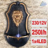 230V - Garten- & Wandbrunnen VENEZIANO mit LED-Licht 230V - Garten- & Wandbrunnen VENEZIANO mit LED-Licht