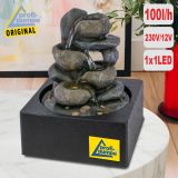 230V - Zimmerbrunnen FELSEN-SPIEL mit LED-Licht 230V - Zimmerbrunnen FELSEN-SPIEL mit LED-Licht