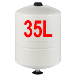 Drucktank Ausdehnungsgefäß 35L, Polypropylen-Inliner