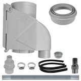 Fallrohrfilter T50 grau inkl. DN50 Anschluss-Set grau Fallrohrfilter T50 grau inkl. DN50 Anschluss-Set grau