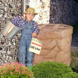 Regentonne MÄRCHENBRUNNEN sand-stein 330l Regentonne MÄRCHENBRUNNEN sand-stein 330l