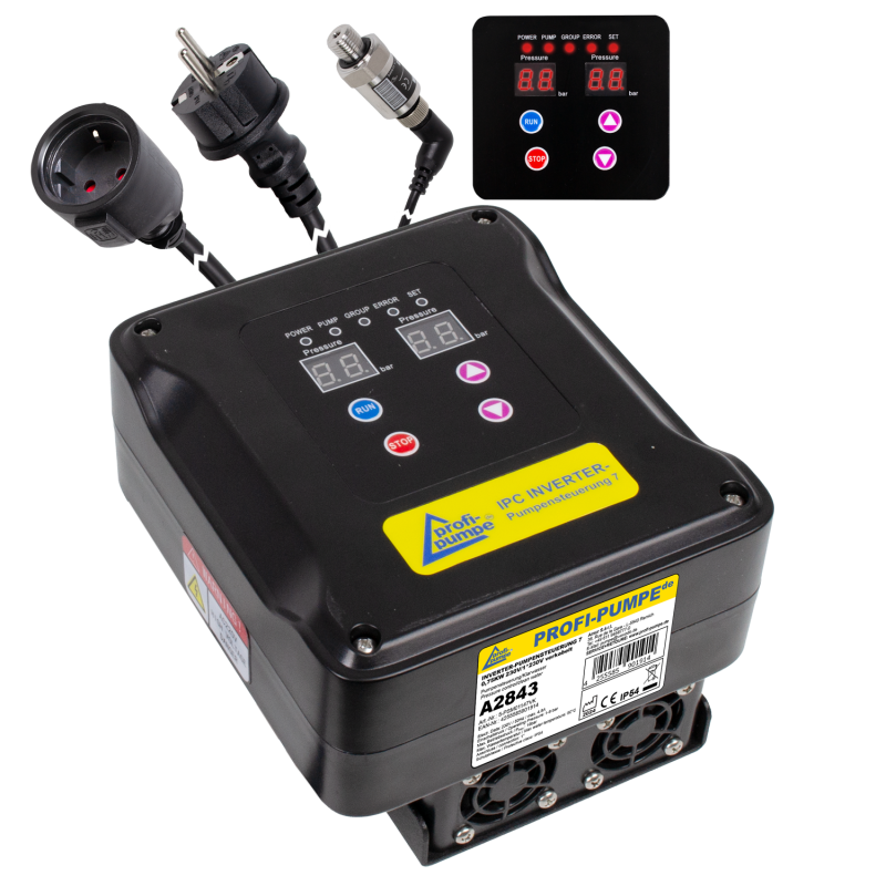 INVERTER-Pumpensteuerung 7 0,75 KW 230V/1*230V, verkabelt
