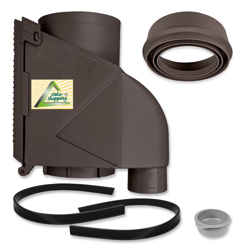 Fallrohrfilter raintec T50 Kupfer-Braun