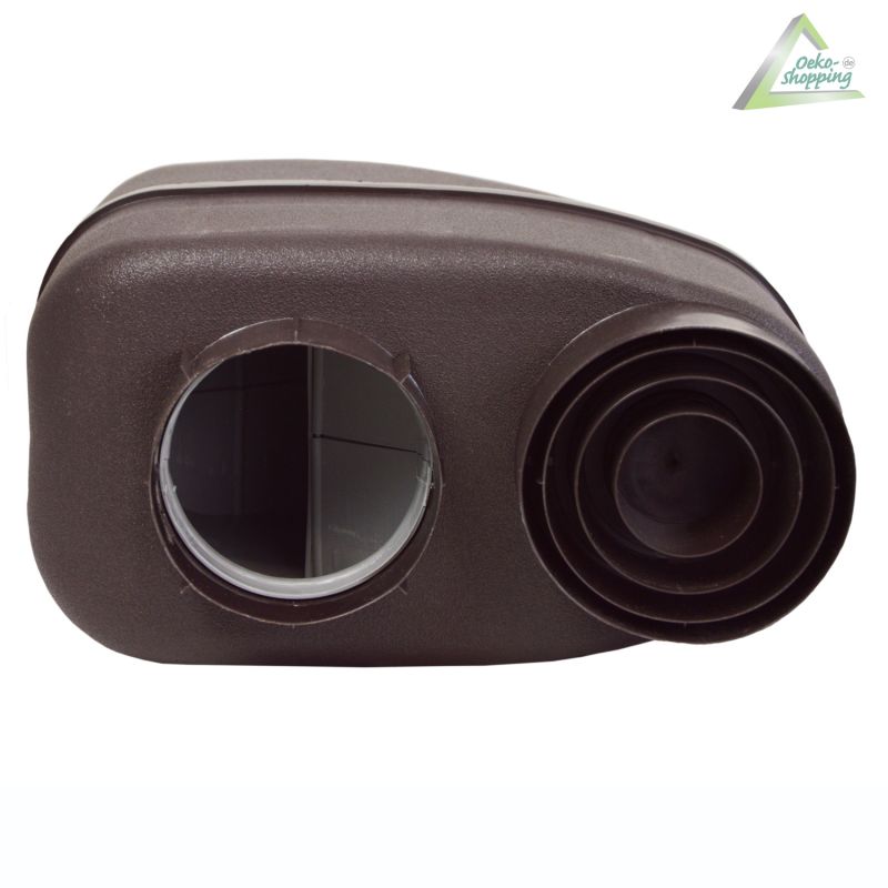 Fallrohrfilter Z100 braun Fallrohr-Filter Z 100 Kupfer-Braun, Regenfilter,, REGENSAMMLER REGENWASSER SAMMLER FÜLLAUTOMAT FALLROHRFILTER REGEN, Laubabscheider