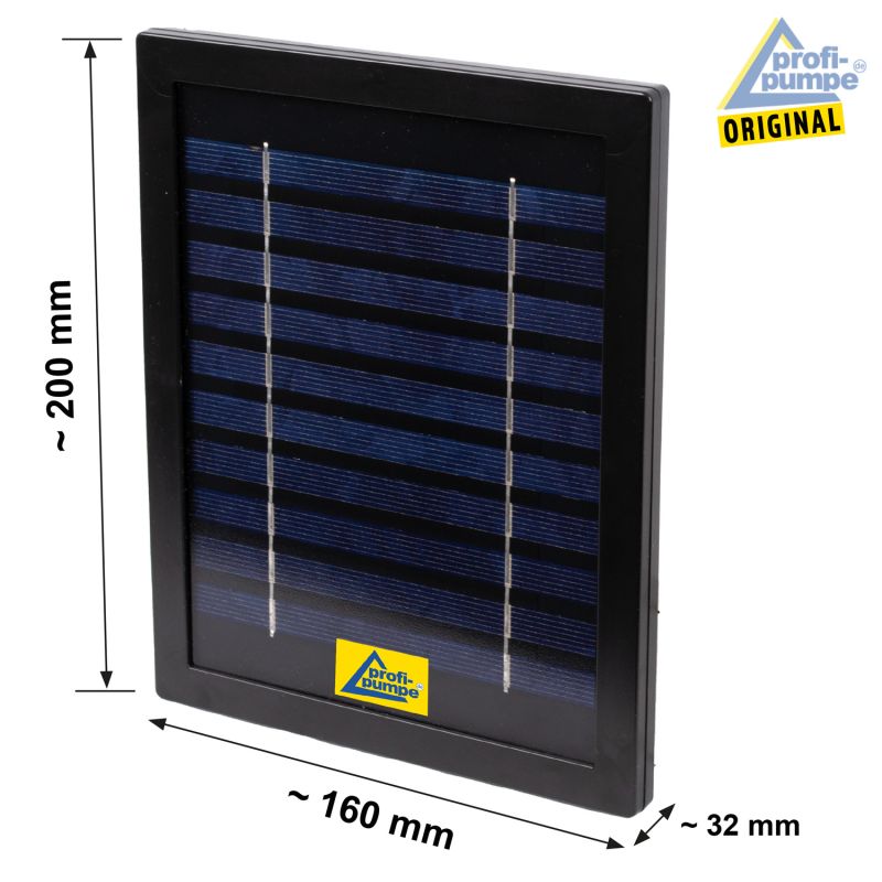 Solar Panel 2 W 5V für Gartenbrunnen LÖWENHERZ