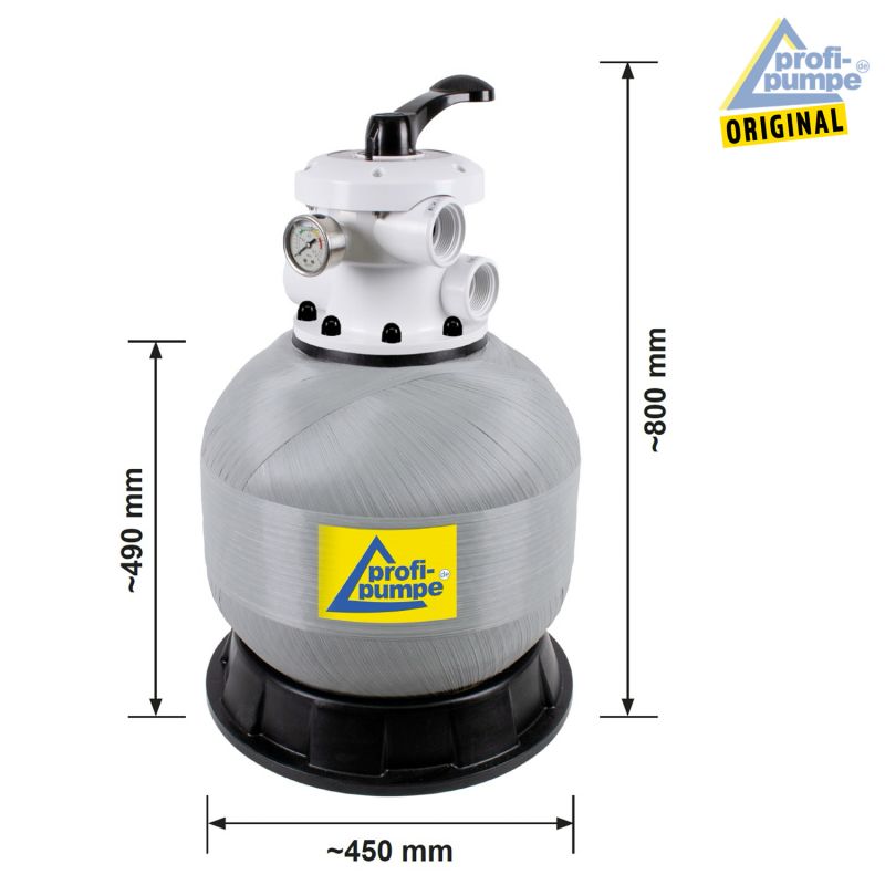 Pool-Clean-Filter-"Filter-Ball" PCF-FB 400 Abmessungen