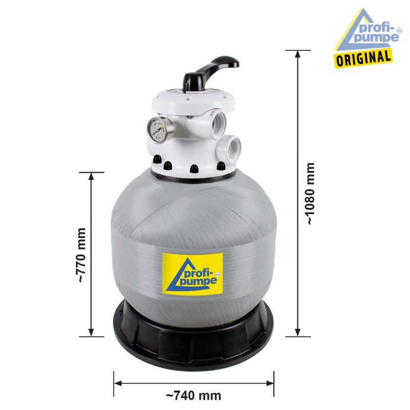 Pool-Clean-Filter-"Filter-Ball" PCF-FB 700 Abmessungen