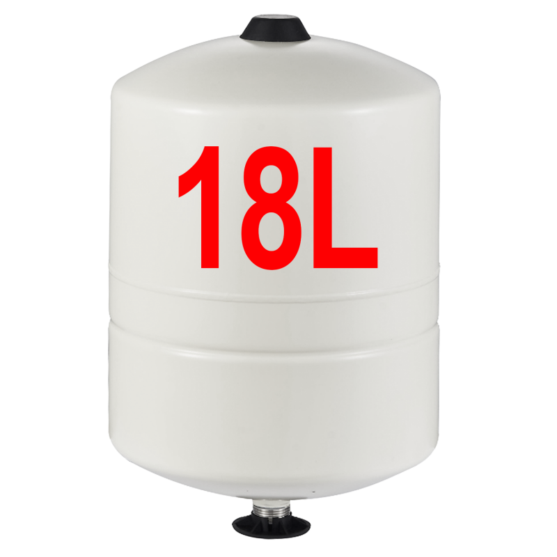Drucktank Ausdehnungsgefäß 18L, Polypropylen-Inliner
