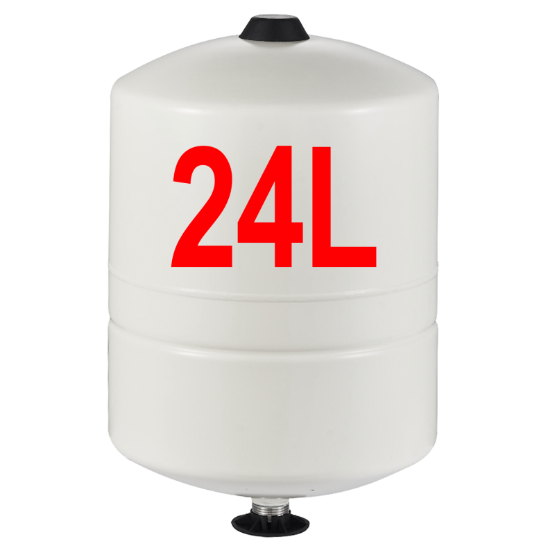 Drucktank Ausdehnungsgefäß 24L, Polypropylen-Inliner