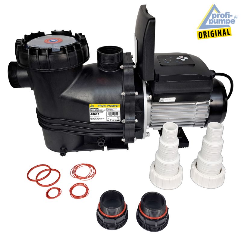 Schwimmbadpumpe INVERTER-POOL-STAR 2001-01 - Lieferumfang Schwimmbadpumpe INVERTER-POOL-STAR 2001-01 - Lieferumfang