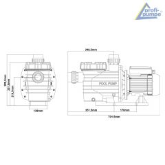 Schwimmbadpumpe POOL-STAR 2000W-1