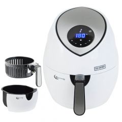 Digitale Heißluft-Multifritteuse ECO AIR-PROFI DC-1400W-1, weiß