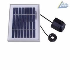 Solar - Brunnen Wasserspiel BAUMSTUMPF & TONKRÜGE-3 mit Li-Ion-Akku & LED-Licht (Neu)