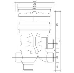 Erdeinbau-Filter E500 mit 0,2mm Sieb