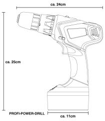 PROFI POWER DRILL 18V 1500mAh-Li-ion Akku