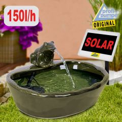 Solar - Gartenbrunnen & Wasserspiel FROSCHPARADIS