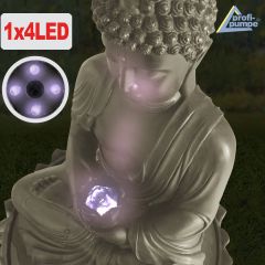 BUDDHA-ETERNITY mit Li-Ion-Akku & LED-Licht 
