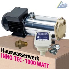 Hauswasserwerk INNO-TEC 1000 Selbstansaugende mehrstufige Kreiselpumpe mit FLUOMAC®
