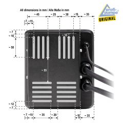 INVERTER-Pumpensteuerung 7- 
1,1 KW 230V/1*230V, verkabelt