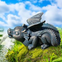 230V - Gartenbrunnen & Wasserspiel ZAUBER-DRACHE