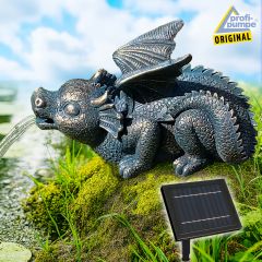 Solar Gartenbrunnen ZAUBER-DRACHE
mit Li-Ion-Akku