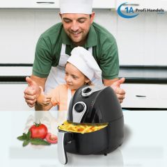 Heißluft-Multifritteuse ECO AIR-PROFI 1350W, schwarz